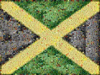 jigsaw of jamaican flag
